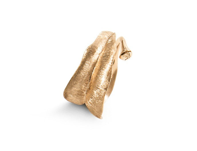 Ring mellem Leaves 18 karat rødguld