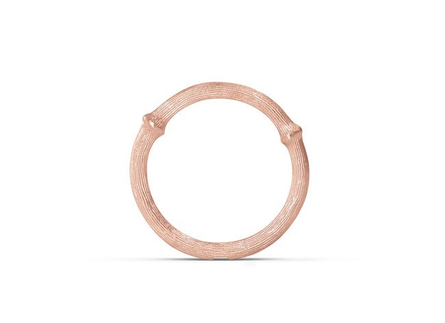 Nature ring nr. 2 - 18 karat rosaguld