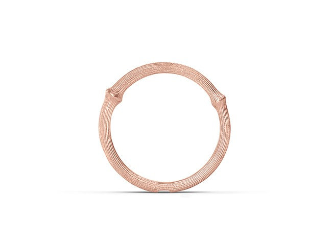 Nature ring nr. 1 - 18 karat rosa guld