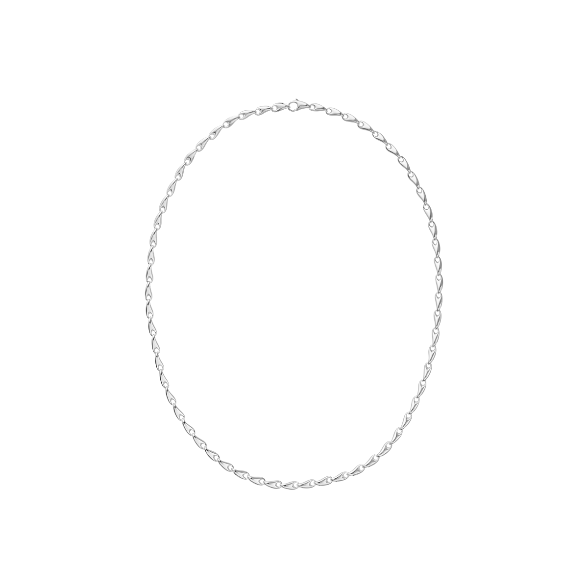 Reflect sølvhalskæde slim GJ 652B 55 cm.