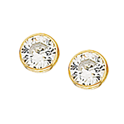 Ørepynt zir. 2,5 mm. 8 kt.