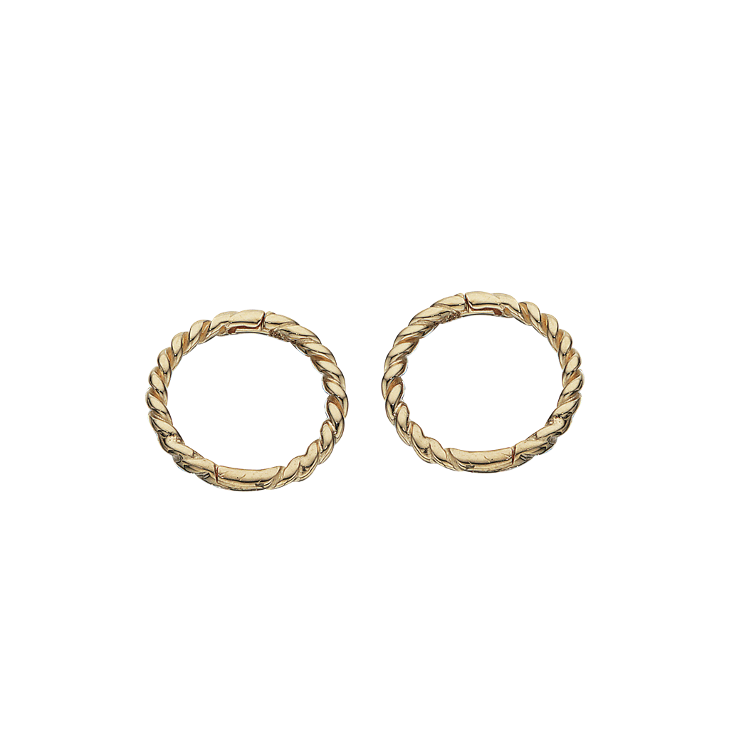 Clip-creol snoet 1 x 9 mm. 8 kt.