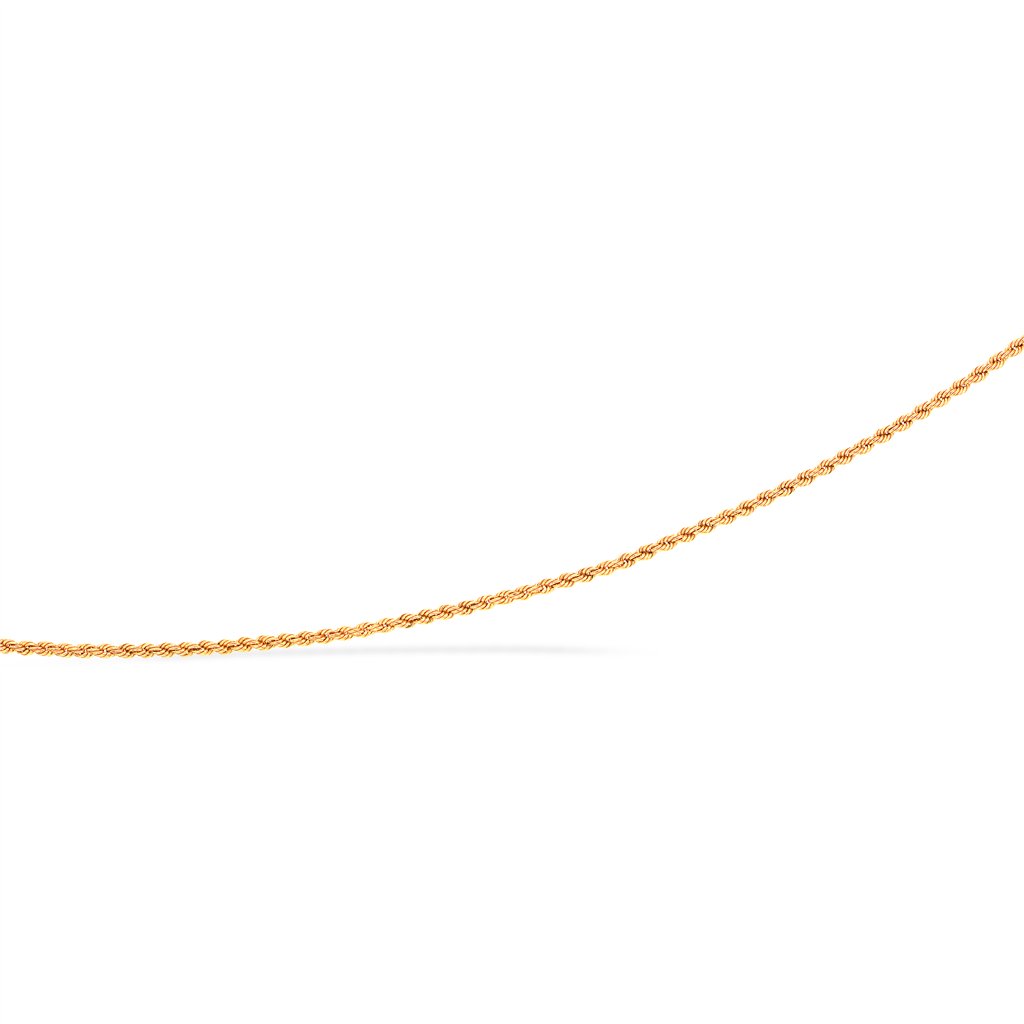 Cordelkæde 8 kt. 45 cm.