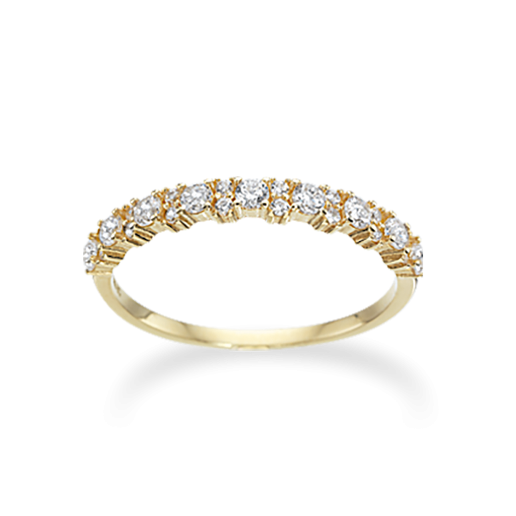 8 kt. ring cubic zir.