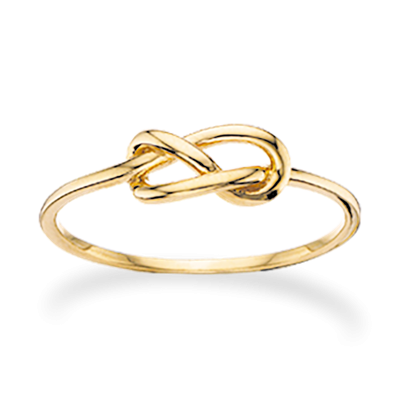 Ring knude 8 kt.**