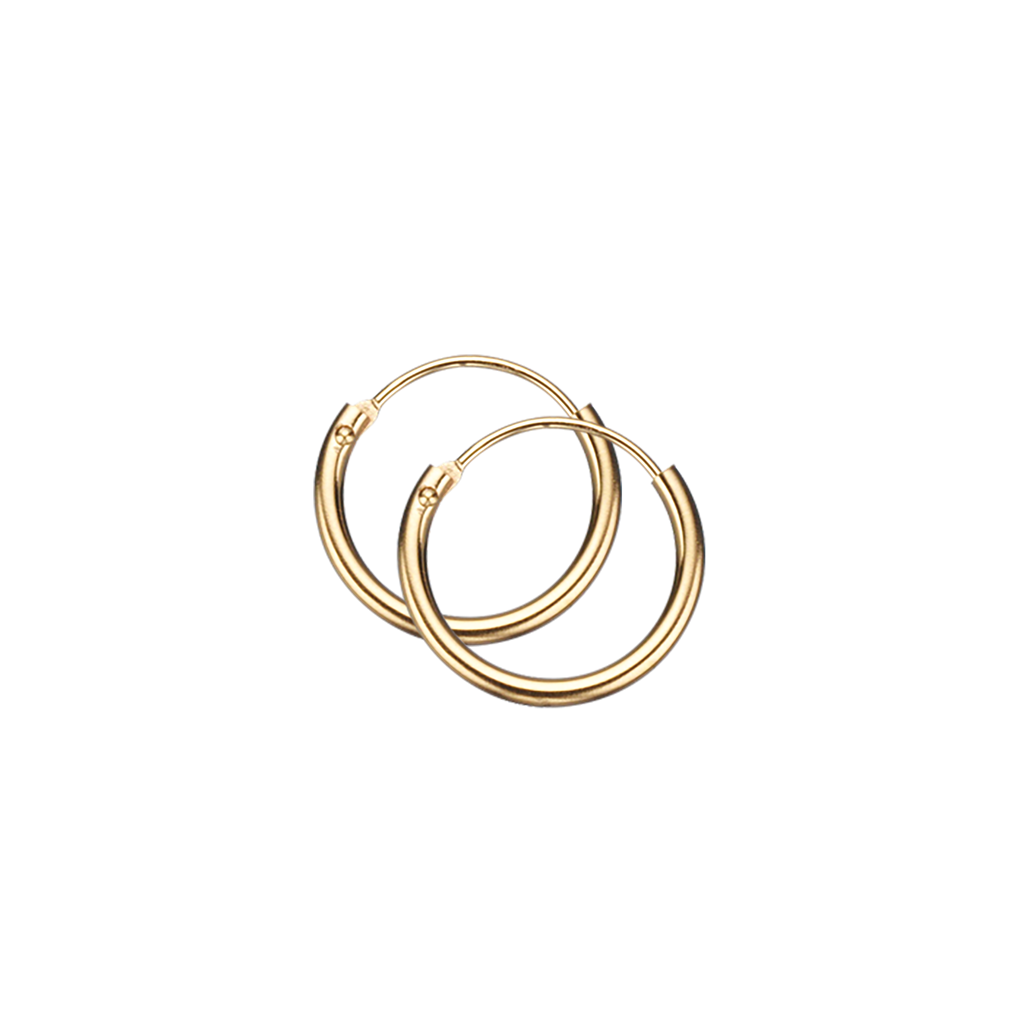 8 kt. Ørecreoler 1,2 x 13 mm.