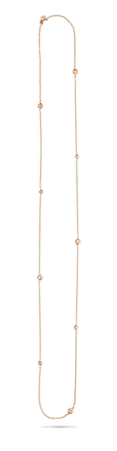 ROSA FORG. SØLV COLLIER 90CM*