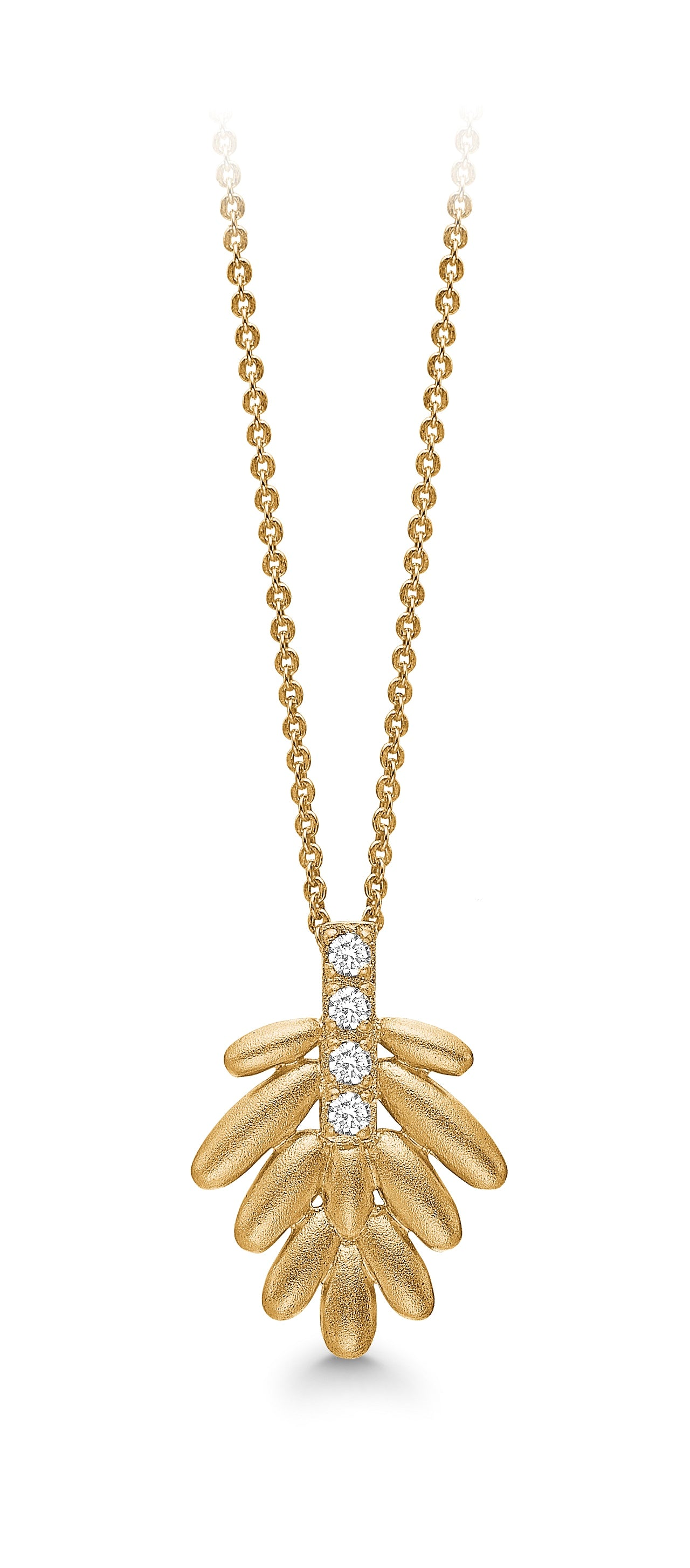 FORG. SØLV COLLIER M/SY.ZIRCONIA*
