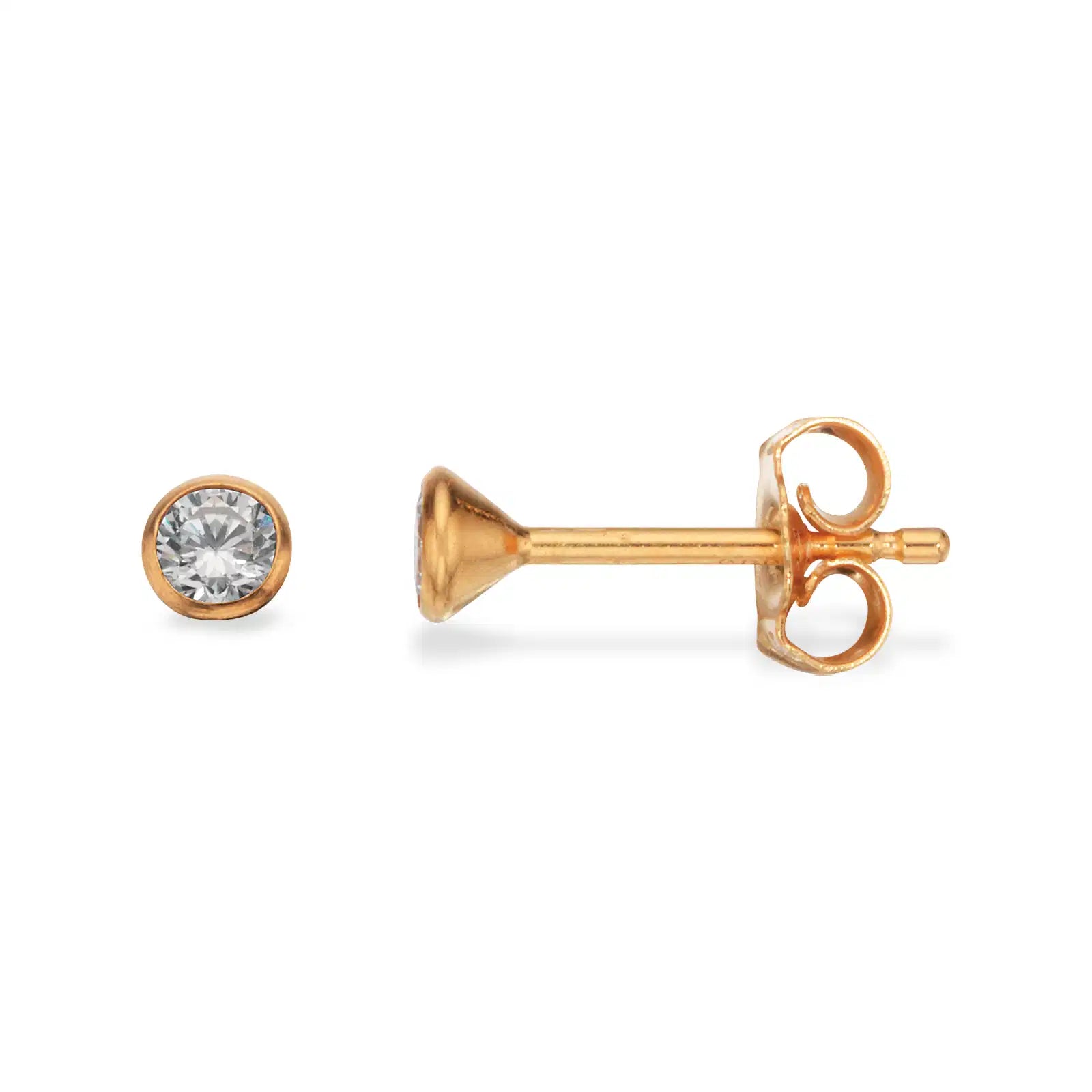 Ørepynt zir. 2,5 mm. 8 kt.