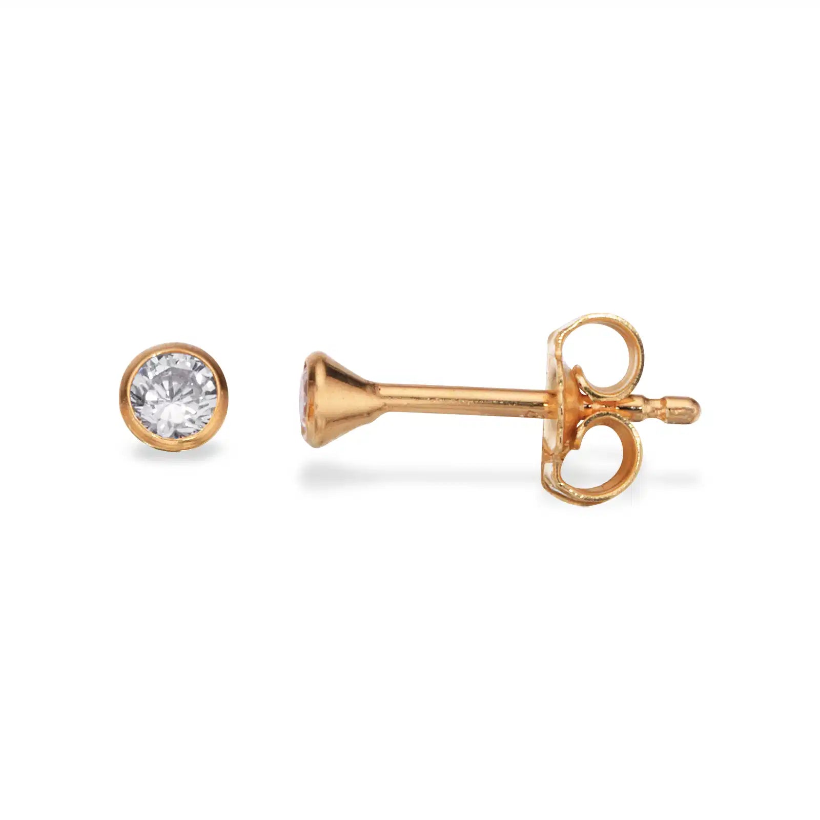 Ørepynt zir. 3 mm. 8 kt.