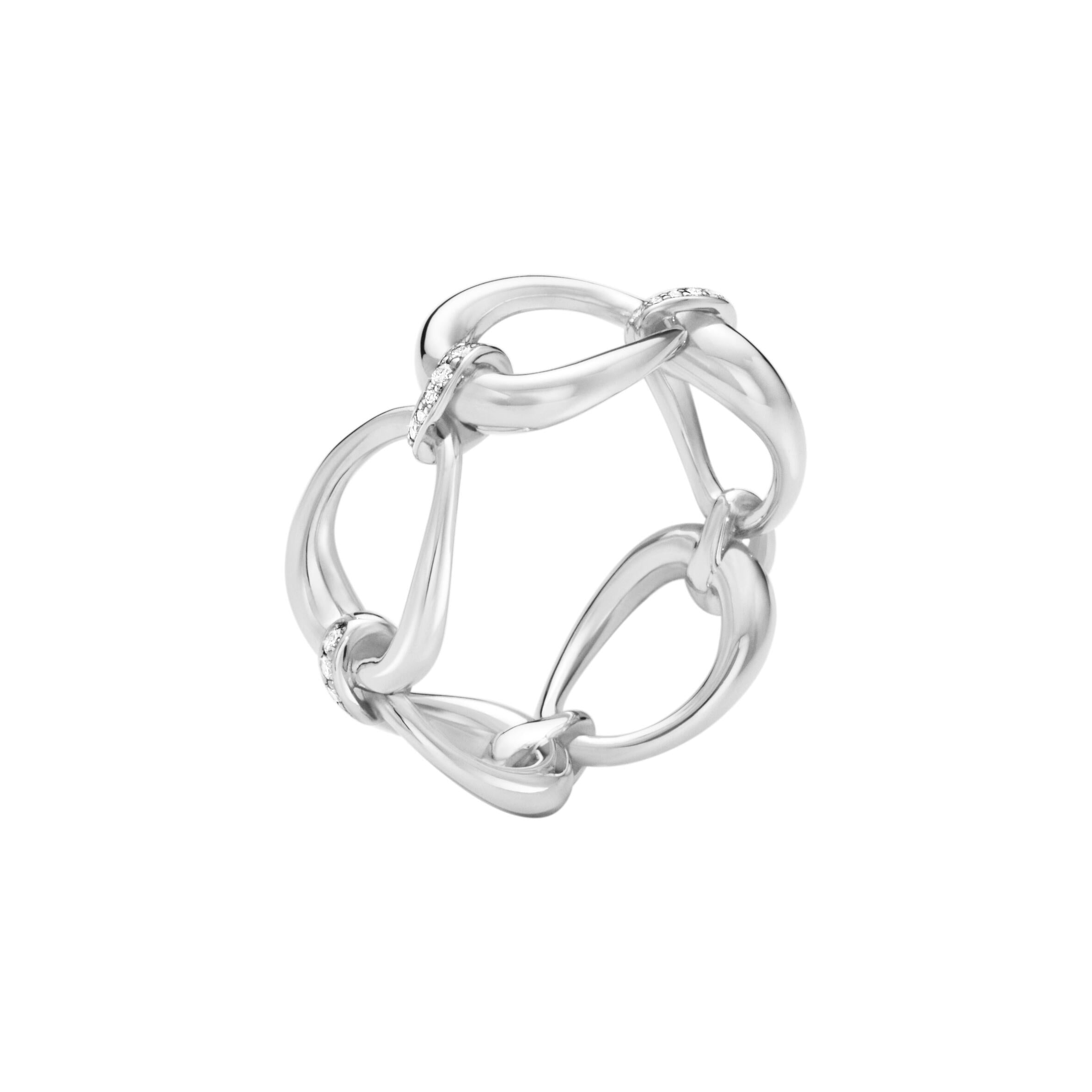 Offspring ring i sølv m/0,14 ct.