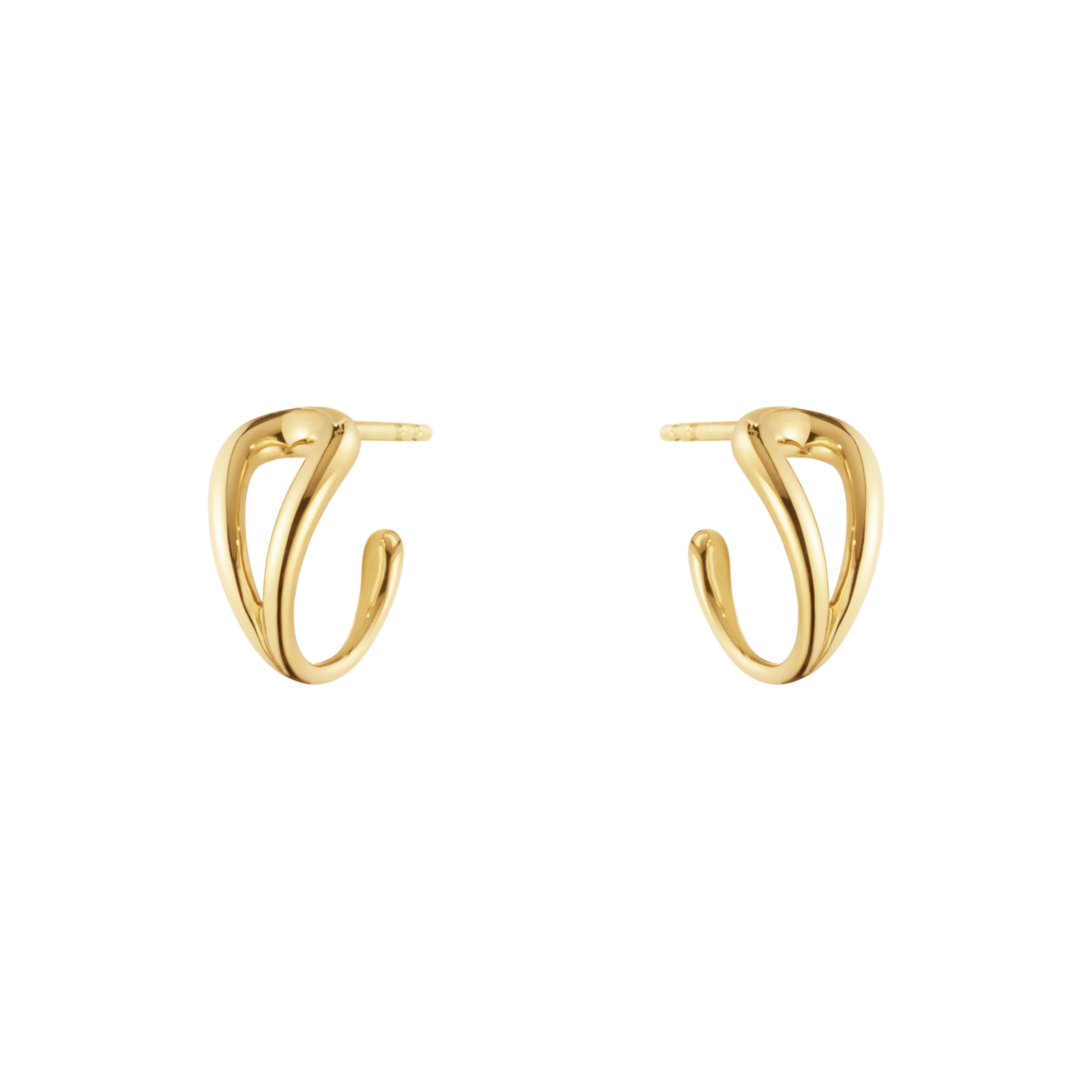 Mercy Swirl Earhoop 18 kt. YG 1636J