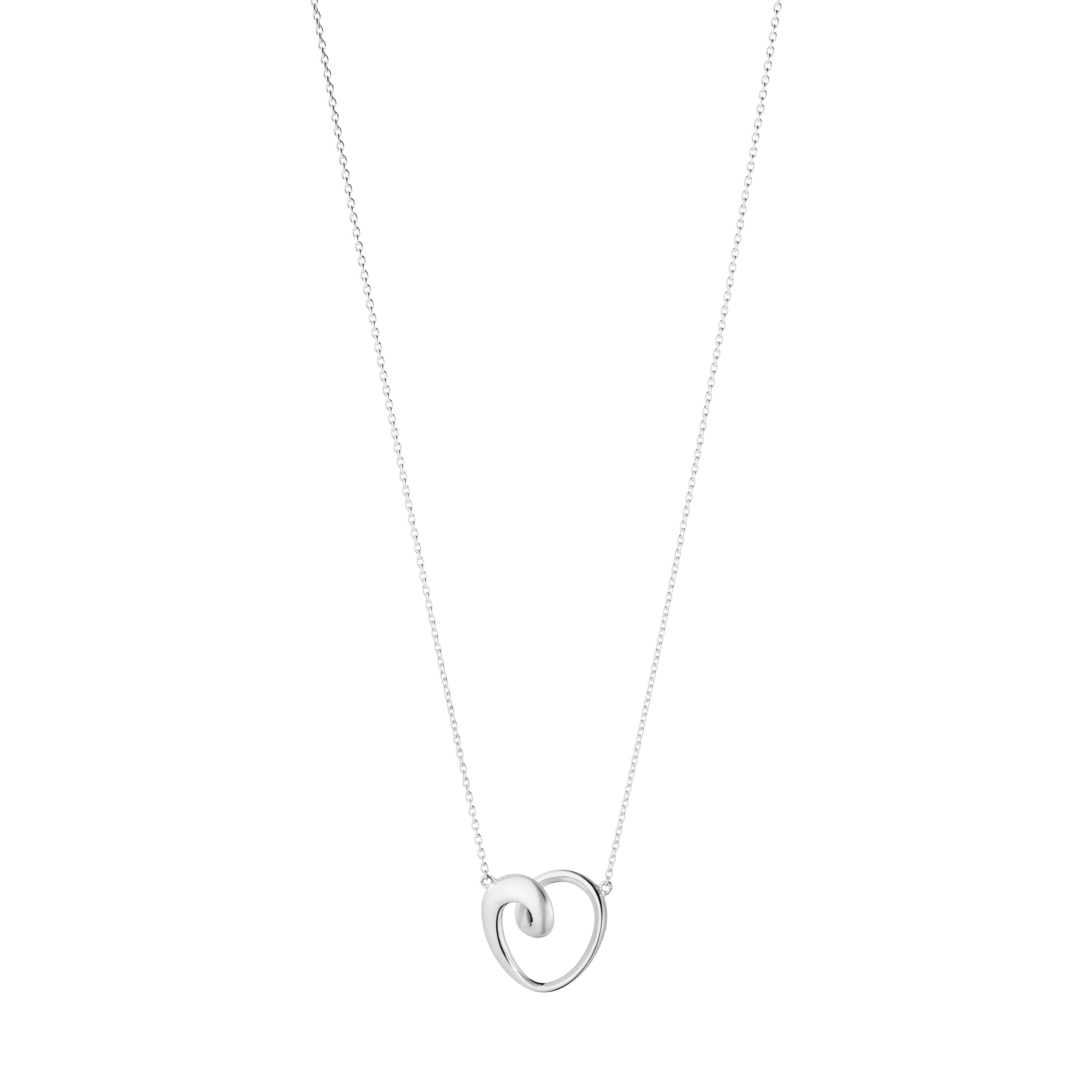 Sølvhalskæde hjerte Georg Jensen 664