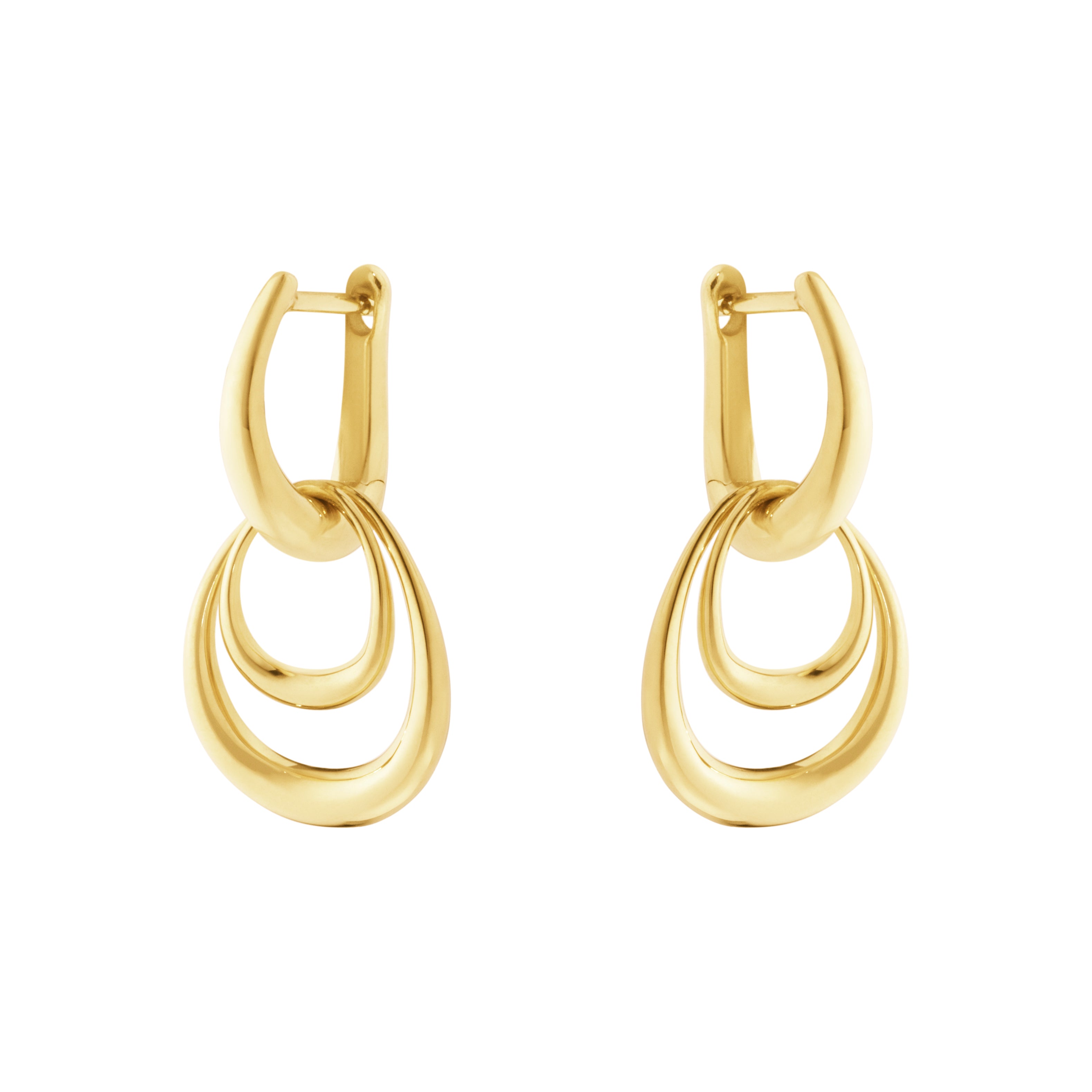 18 kt. Offspring double øreringe lille model