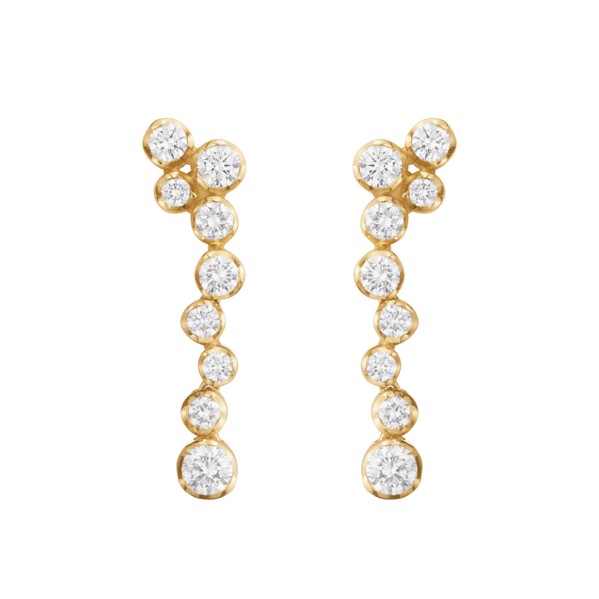 18 kt. Signature øreringe m/0,62 ct