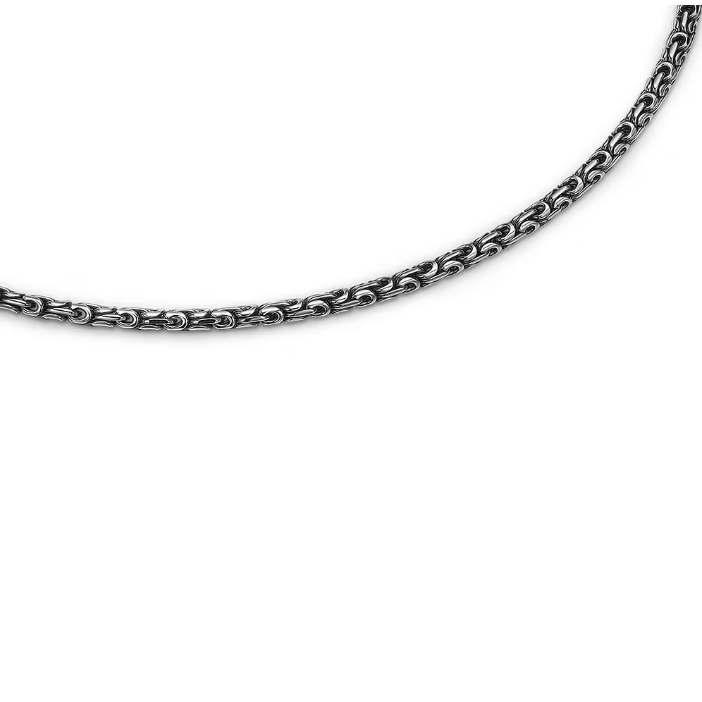 Sølvarmbånd Maderia 3 mm. 21 cm.