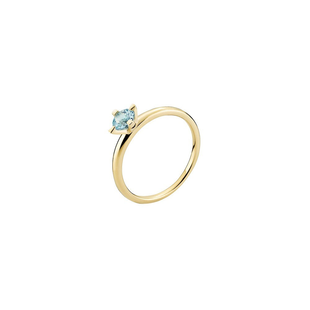 8 kt. ring m. topas