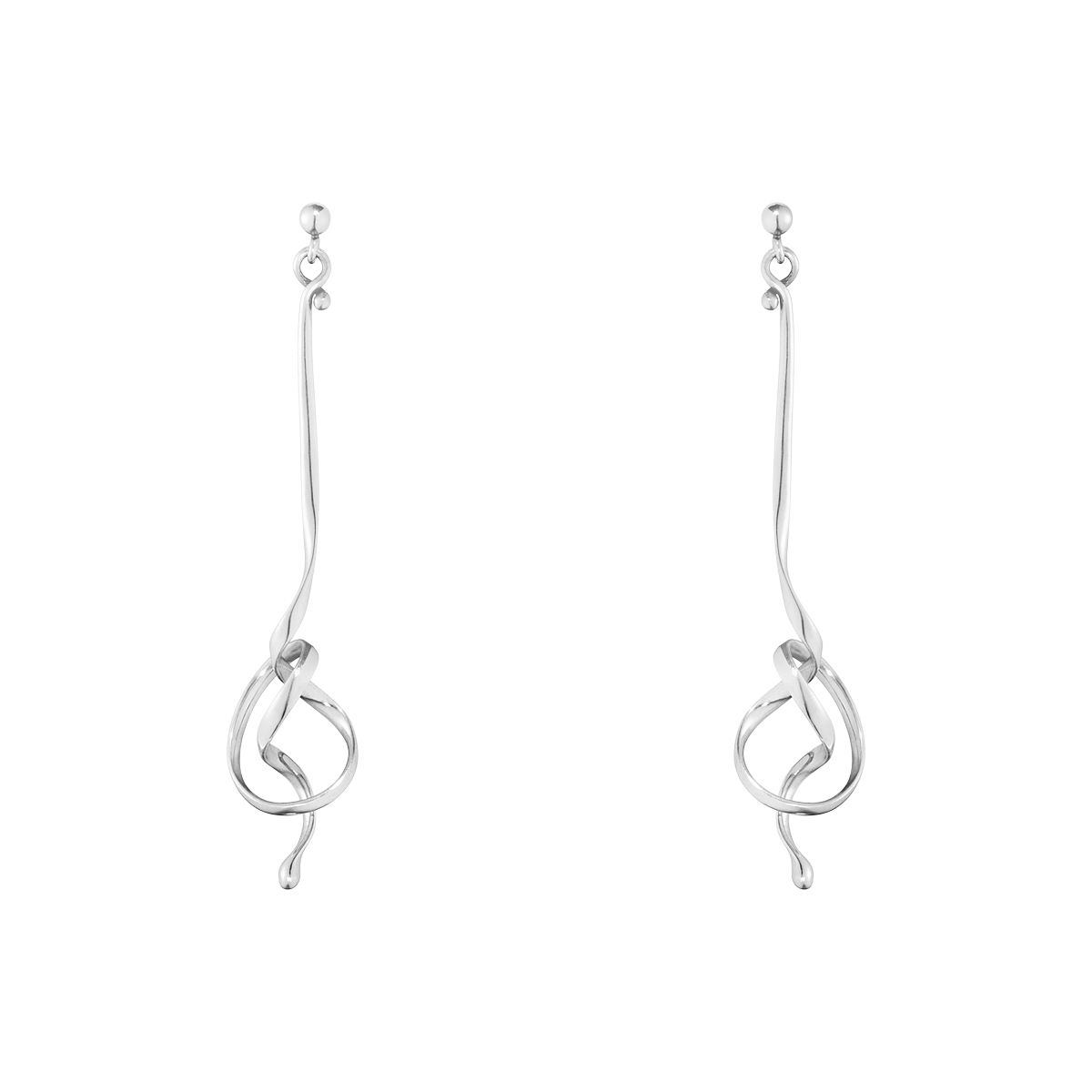 Forget-Me-Knot sølv øreringe