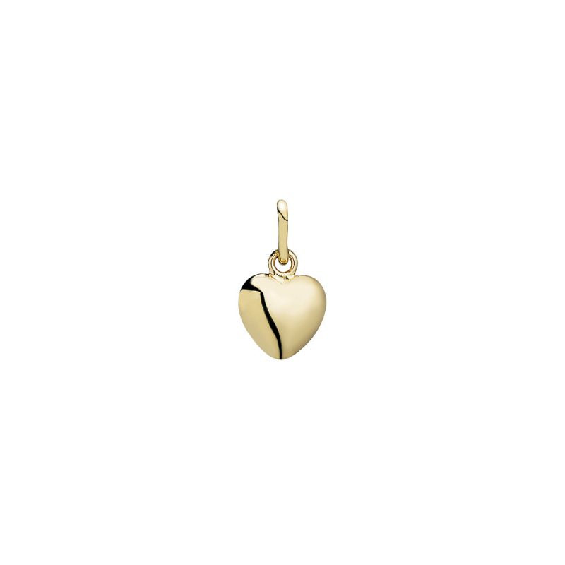 14 kt. guld hjerte 8x8,5 mm.