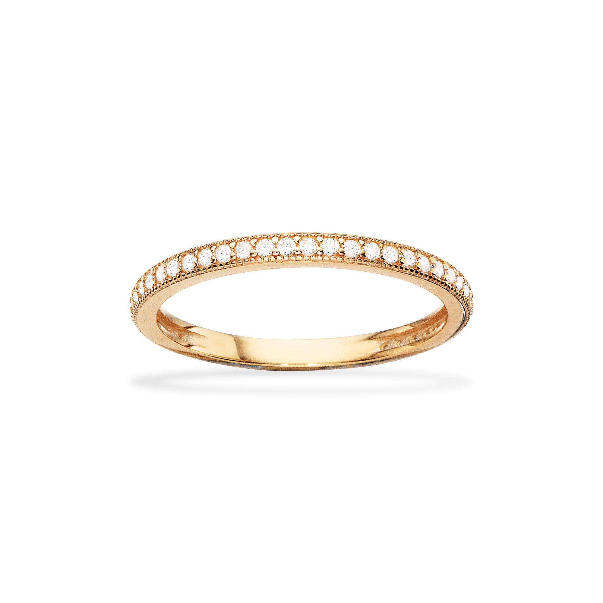 8 kt. ring m/zirconia