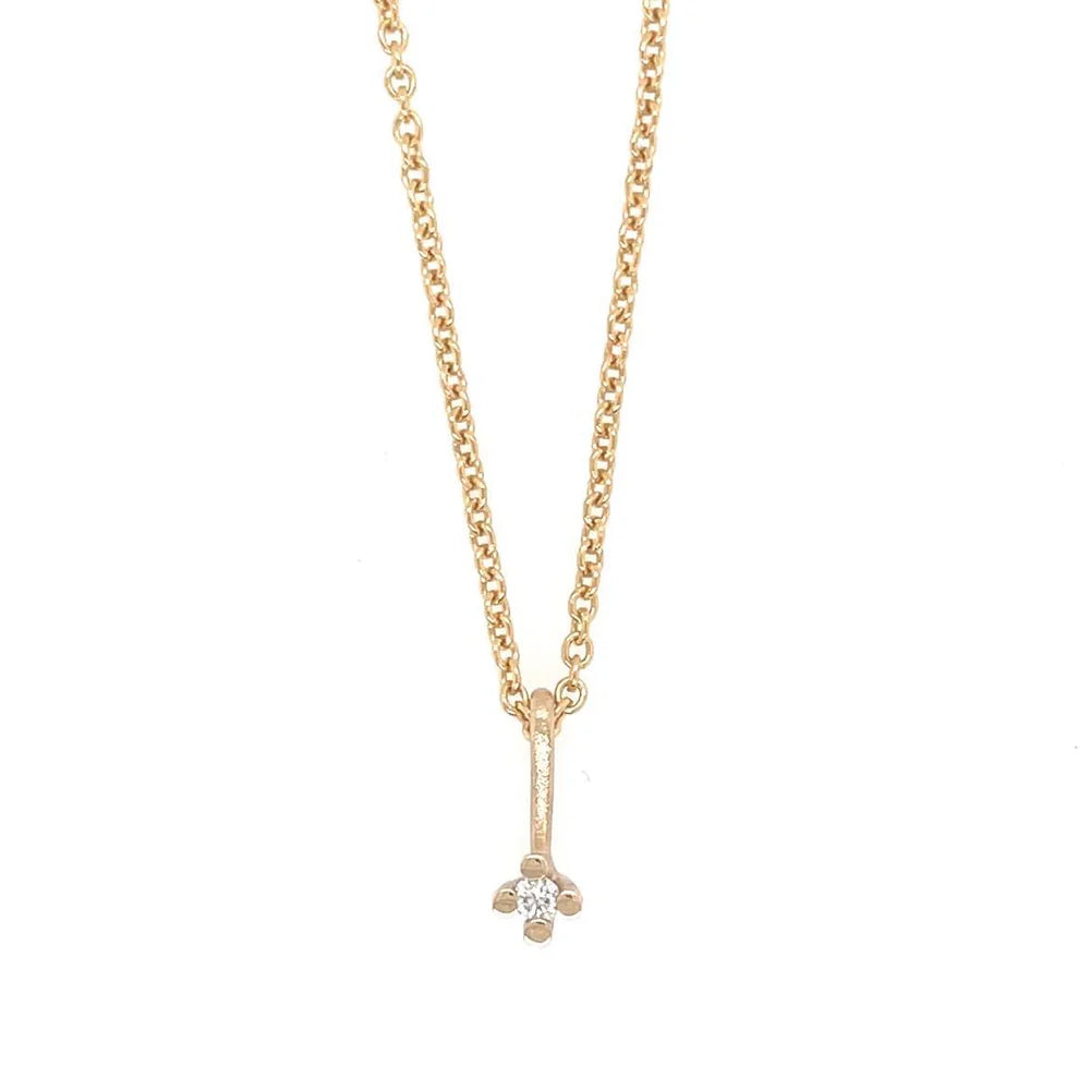 14 kt. vedhæng med 0,05ct W/Vs