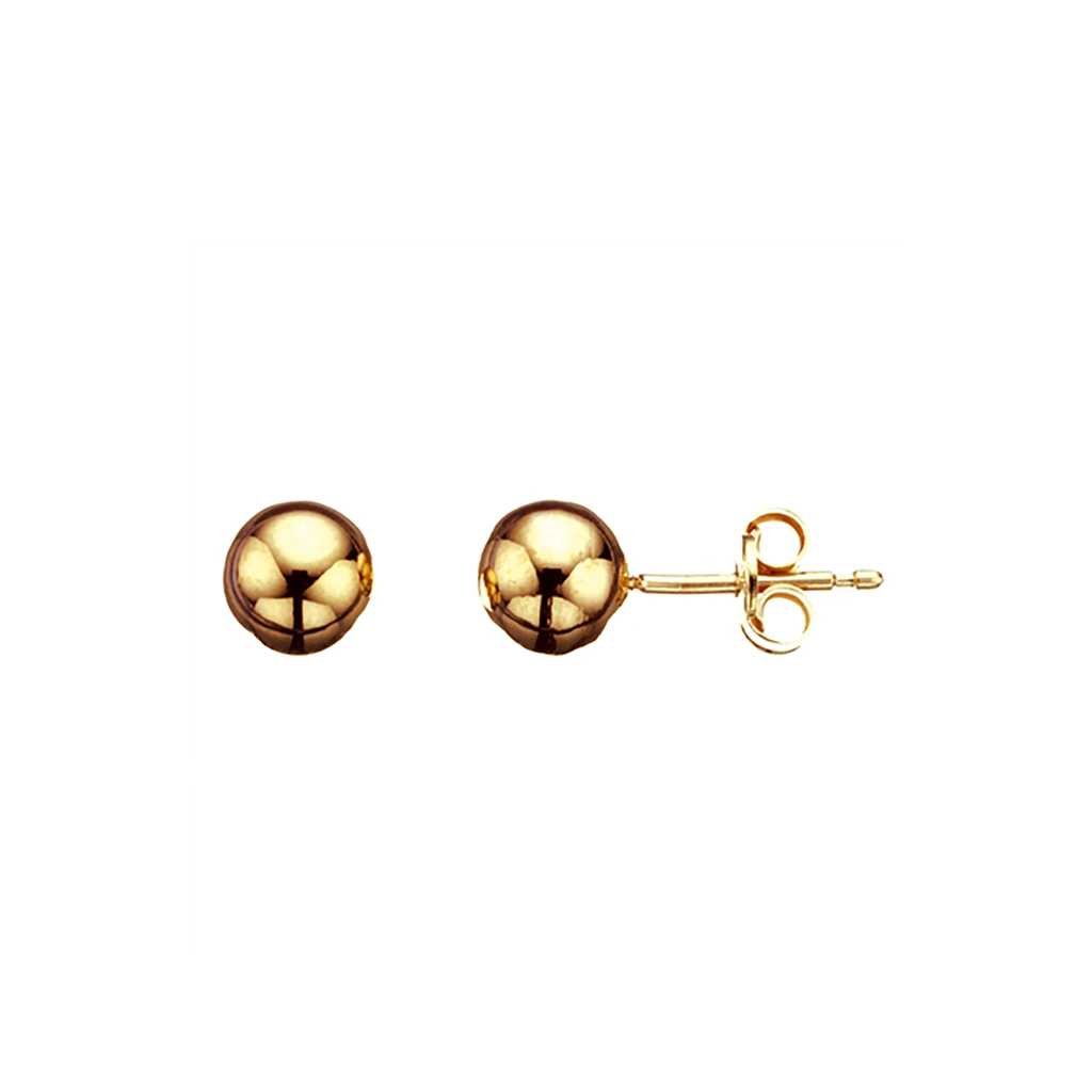 8 kt. Ørepynt kugle 6 mm.