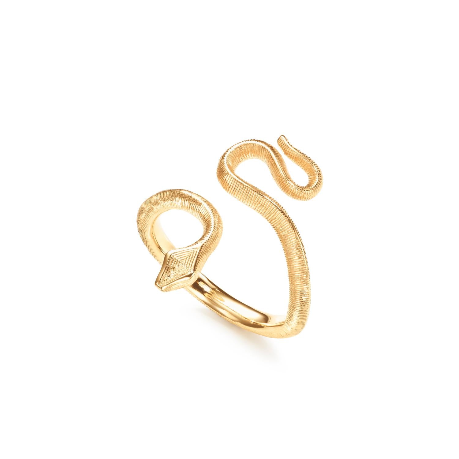 Ring Snakes mini 18 kt. guld