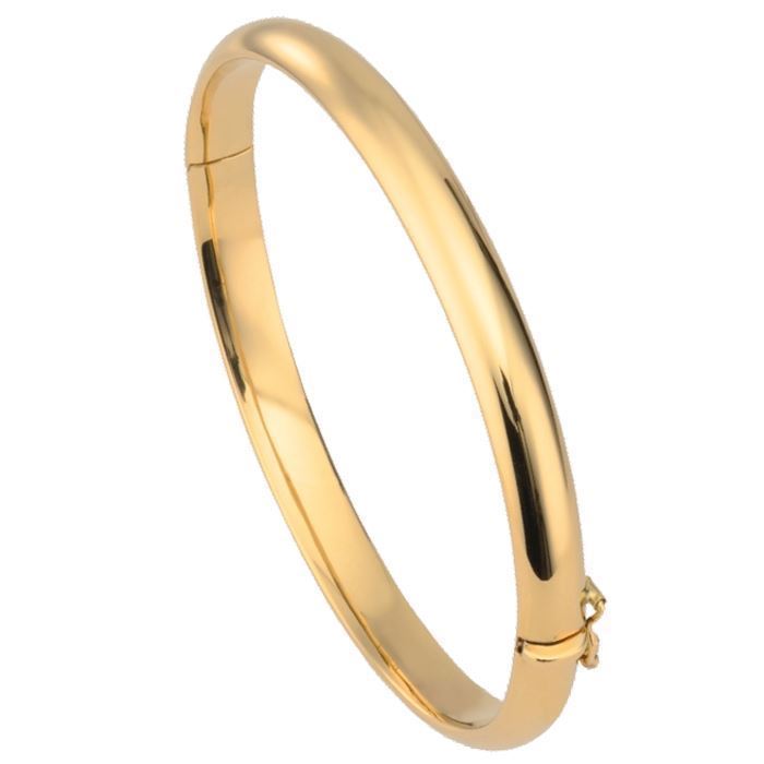 8 kt. Armring klassisk 5,0/6,5