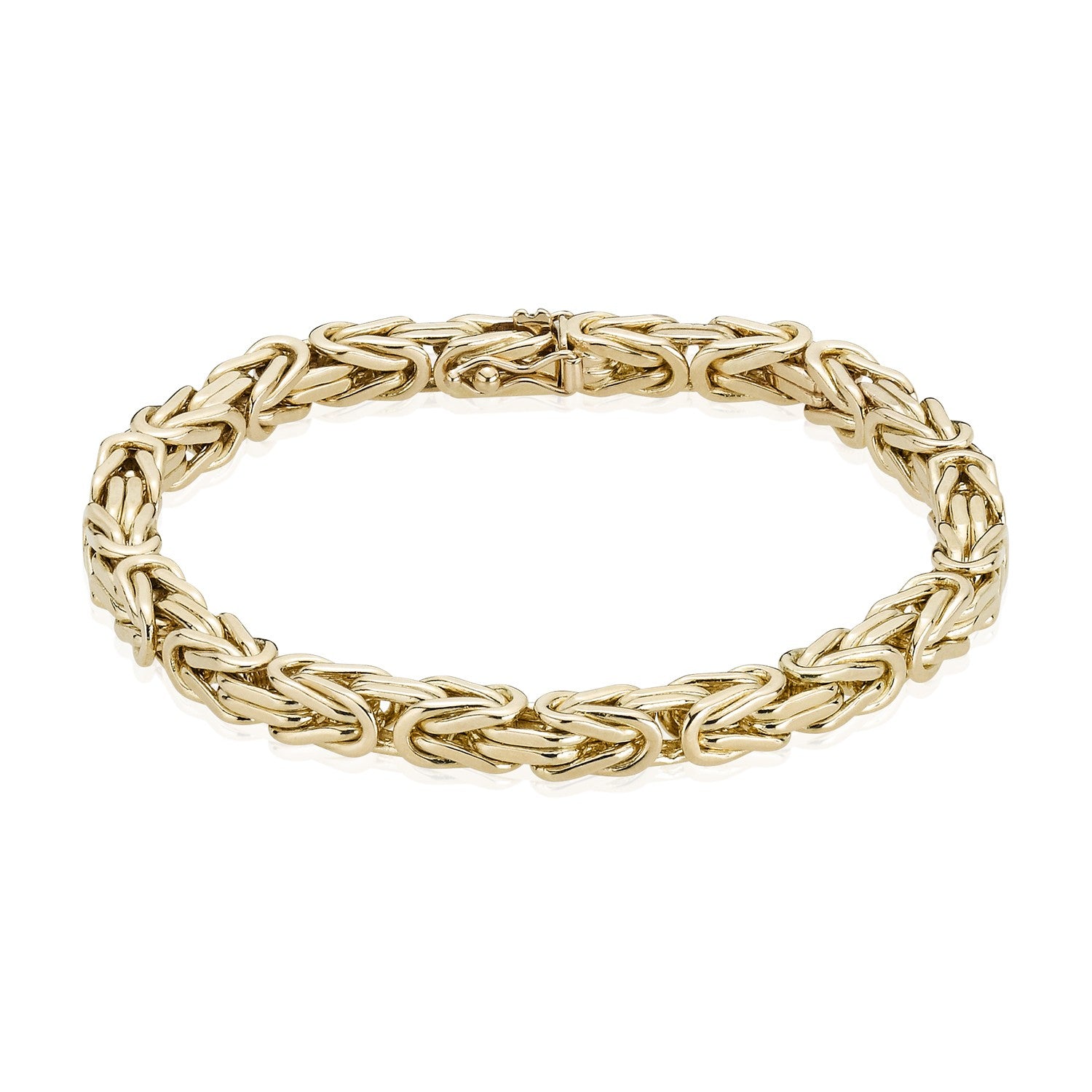 14 kt. konge armlænke 4,8mm/18