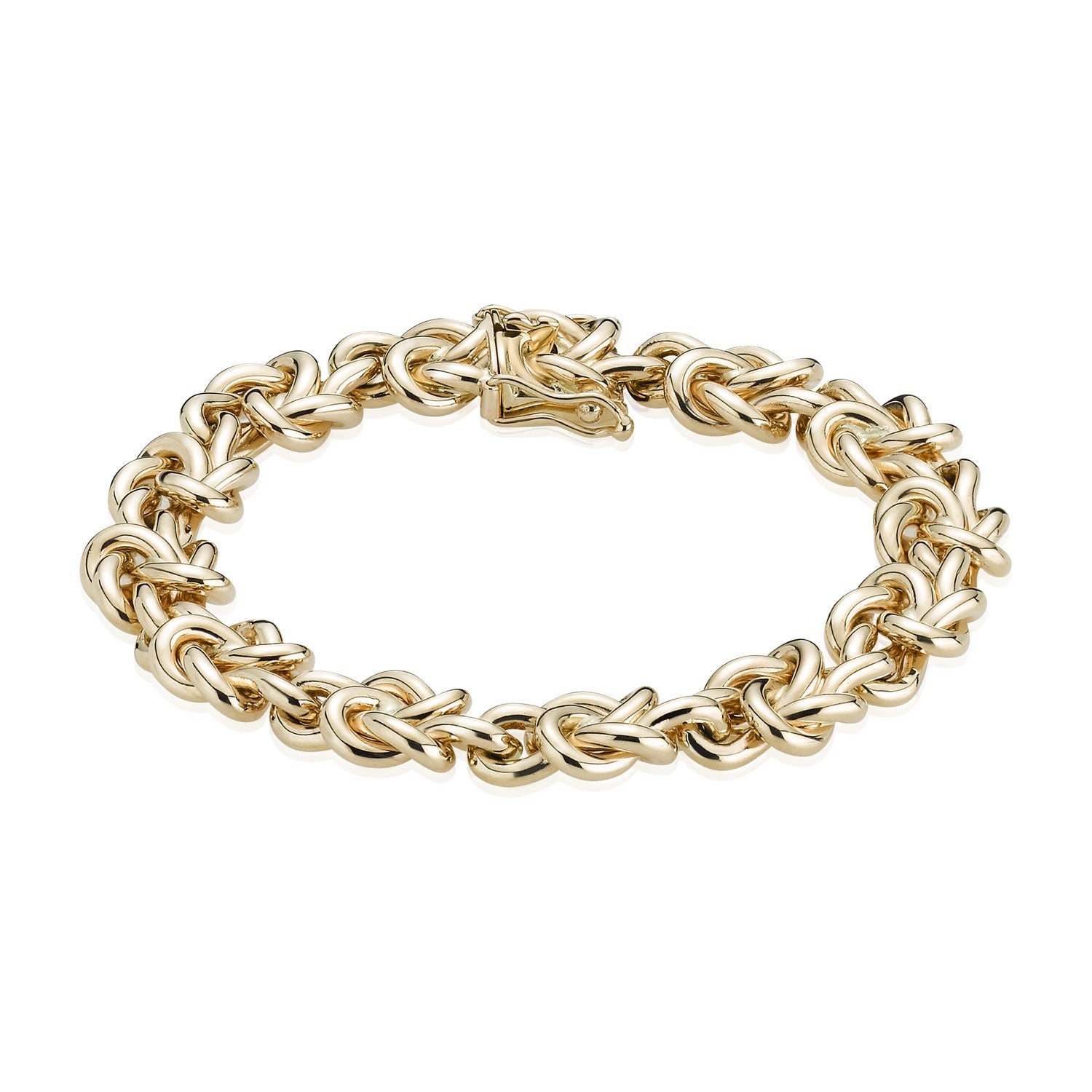14 kt. Armlænke knude 18,5 cm.,