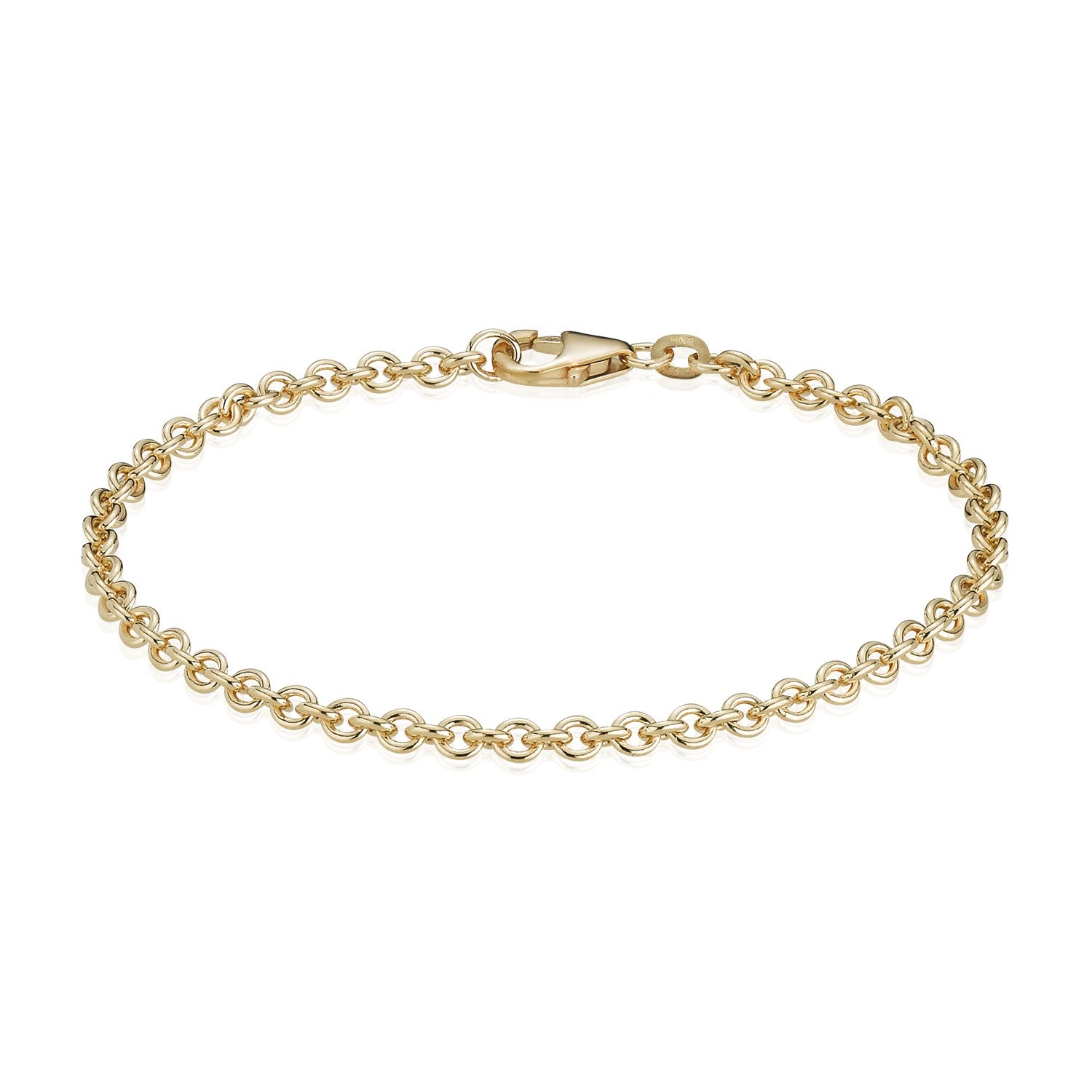 14 kt. Armlænke 18 cm.