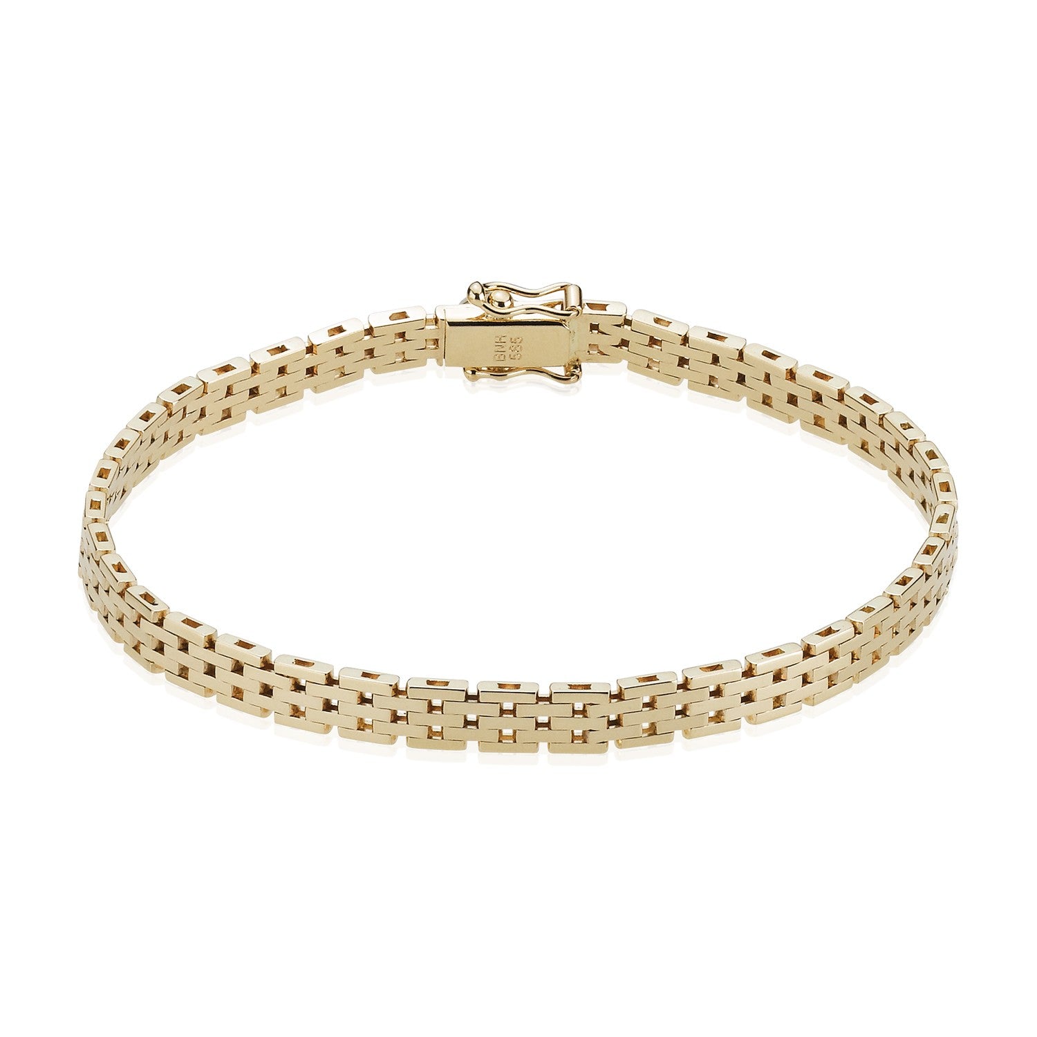 14 kt. murstens armb. 5 rk./18