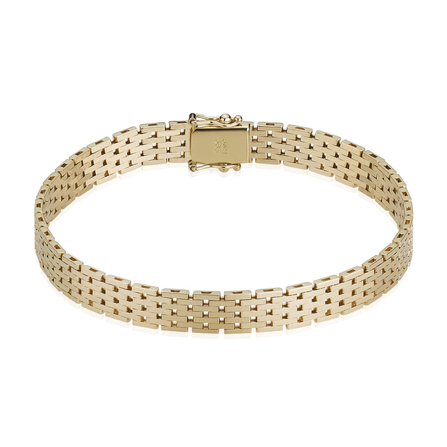 14 kt. murstens armb. 7 rk./18