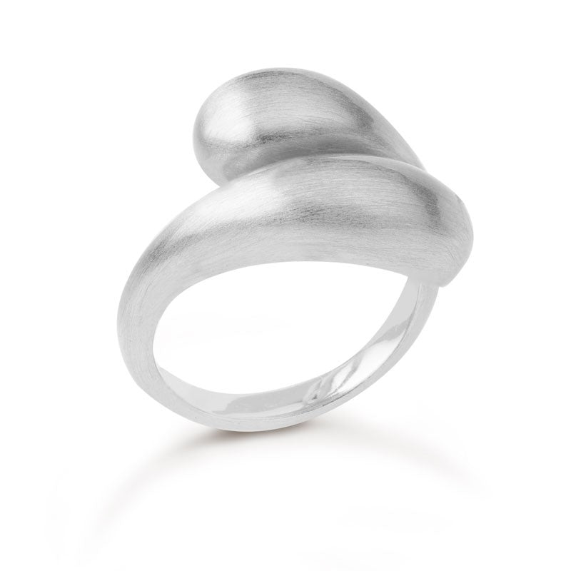 Sølv ring Ocean Flow Duo