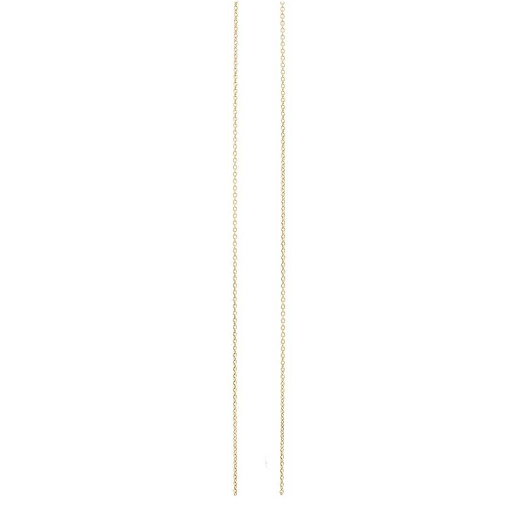18 kt. Collier anker 80 cm, kan just 50 cm.