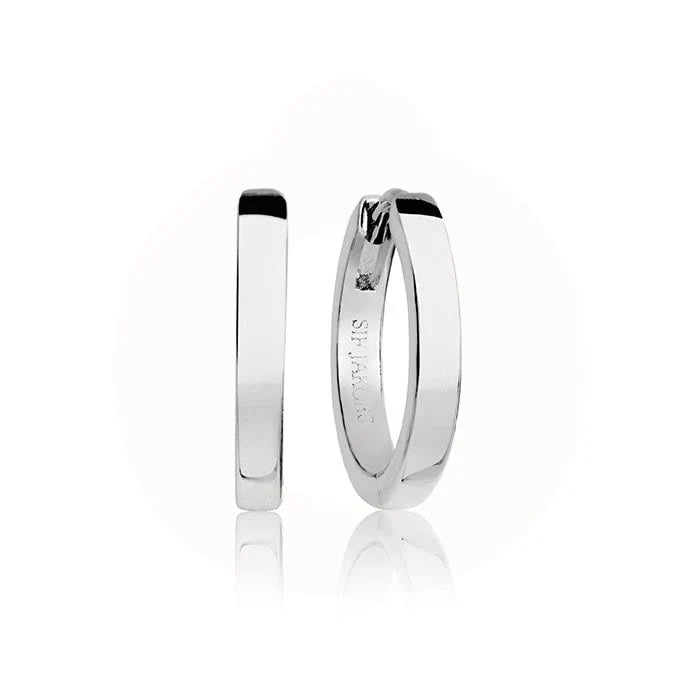 Sølv creoler Ellera Pianura