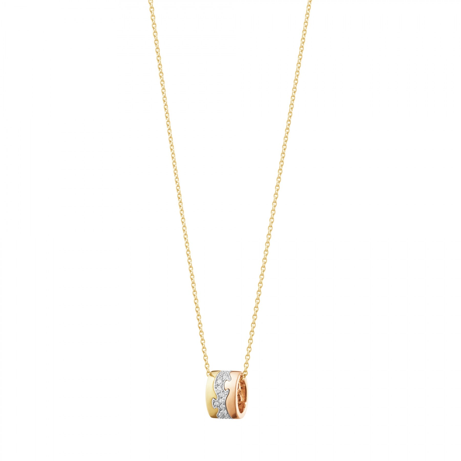 Fusion vedhæng 18kt 3fv 0,19ct
