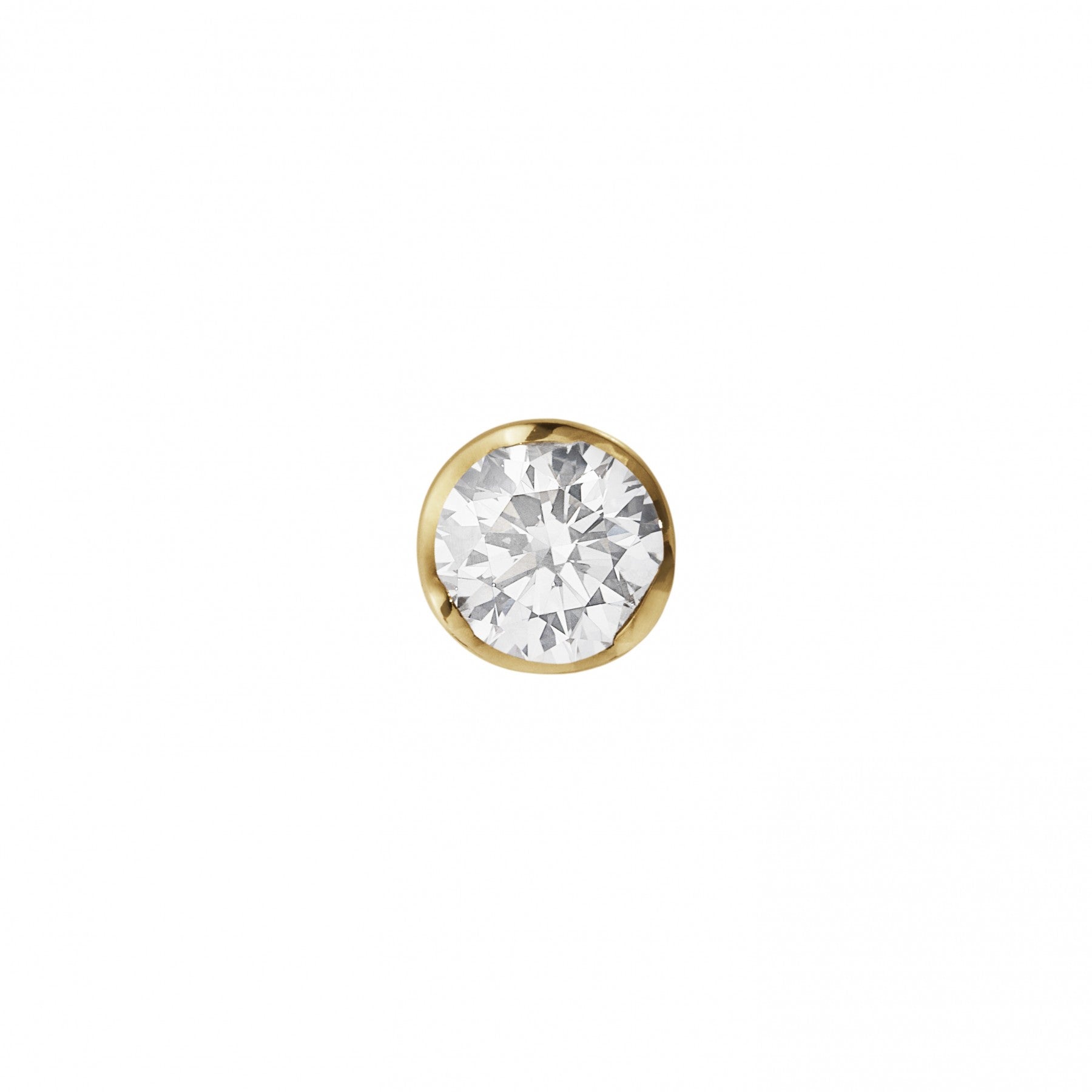 18 kt. Signature Solitaire Øretikker 0,20 ct.