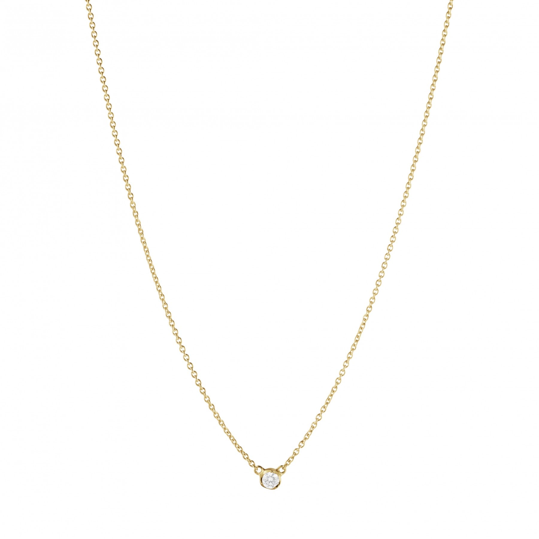 18 kt. Signature Solitaire vedhæng 0,05 ct.