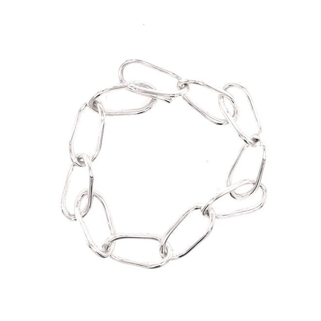 Armbånd sølv panser 2mm