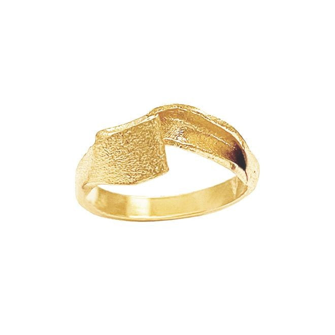 Mille sølvring No.1  forgyldt