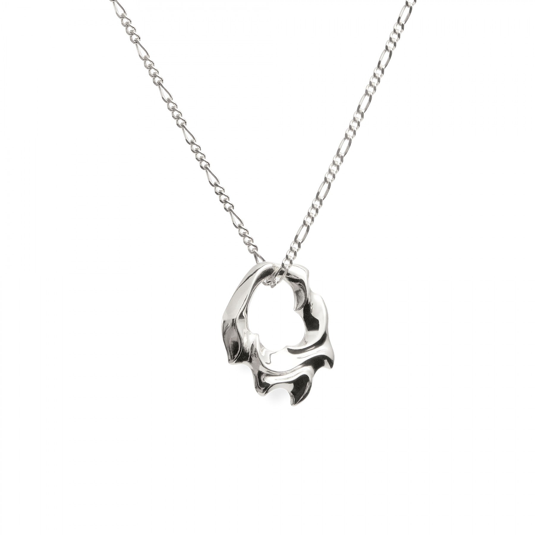 Infinity Flames Sølvhalskæde 40 cm.
