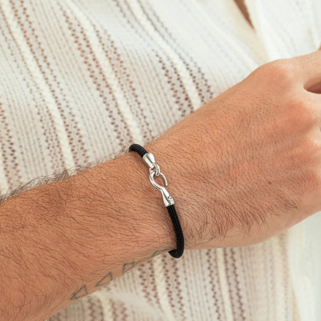 Maritime Sort Armbånd