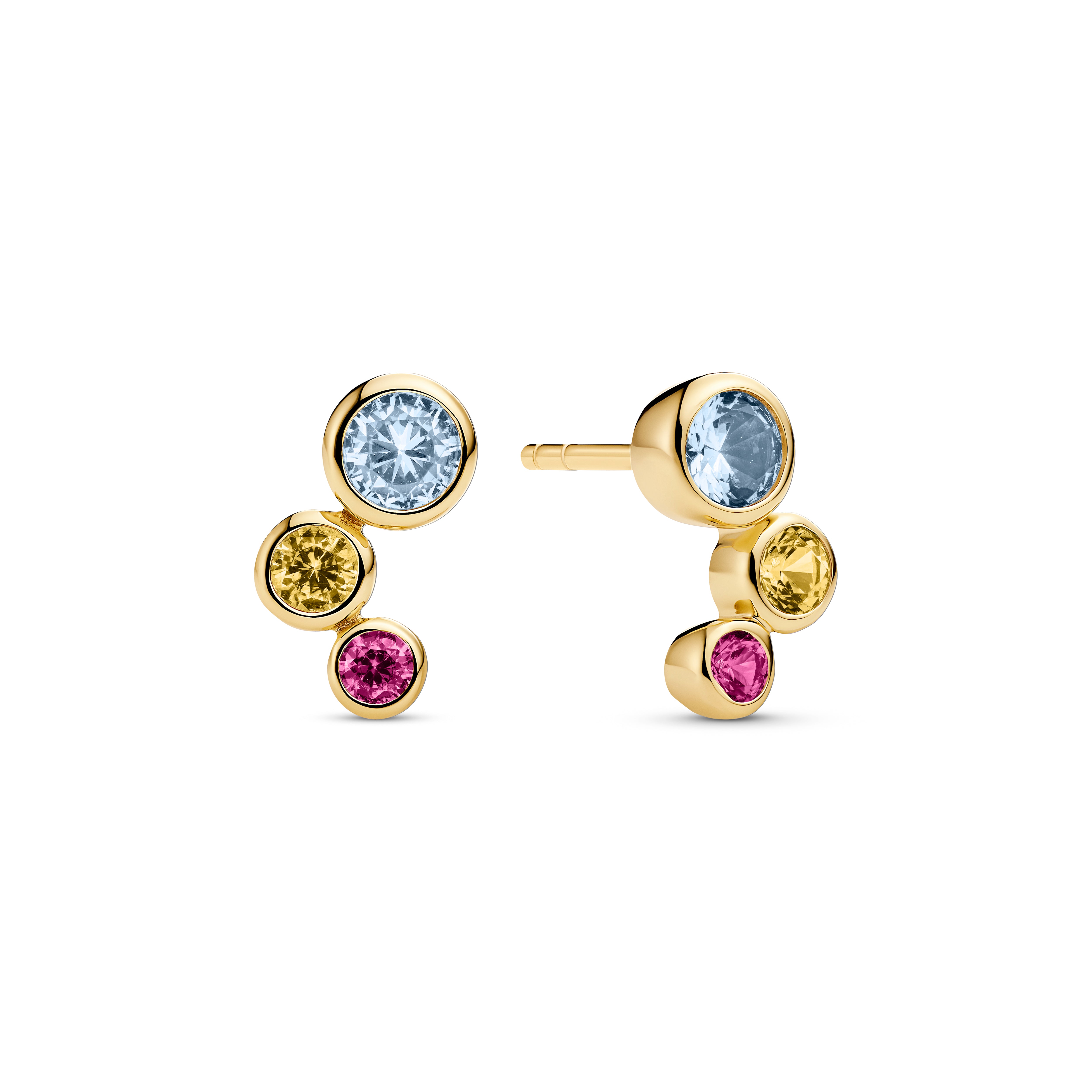 Sardinien Tre forgyldt øreringe