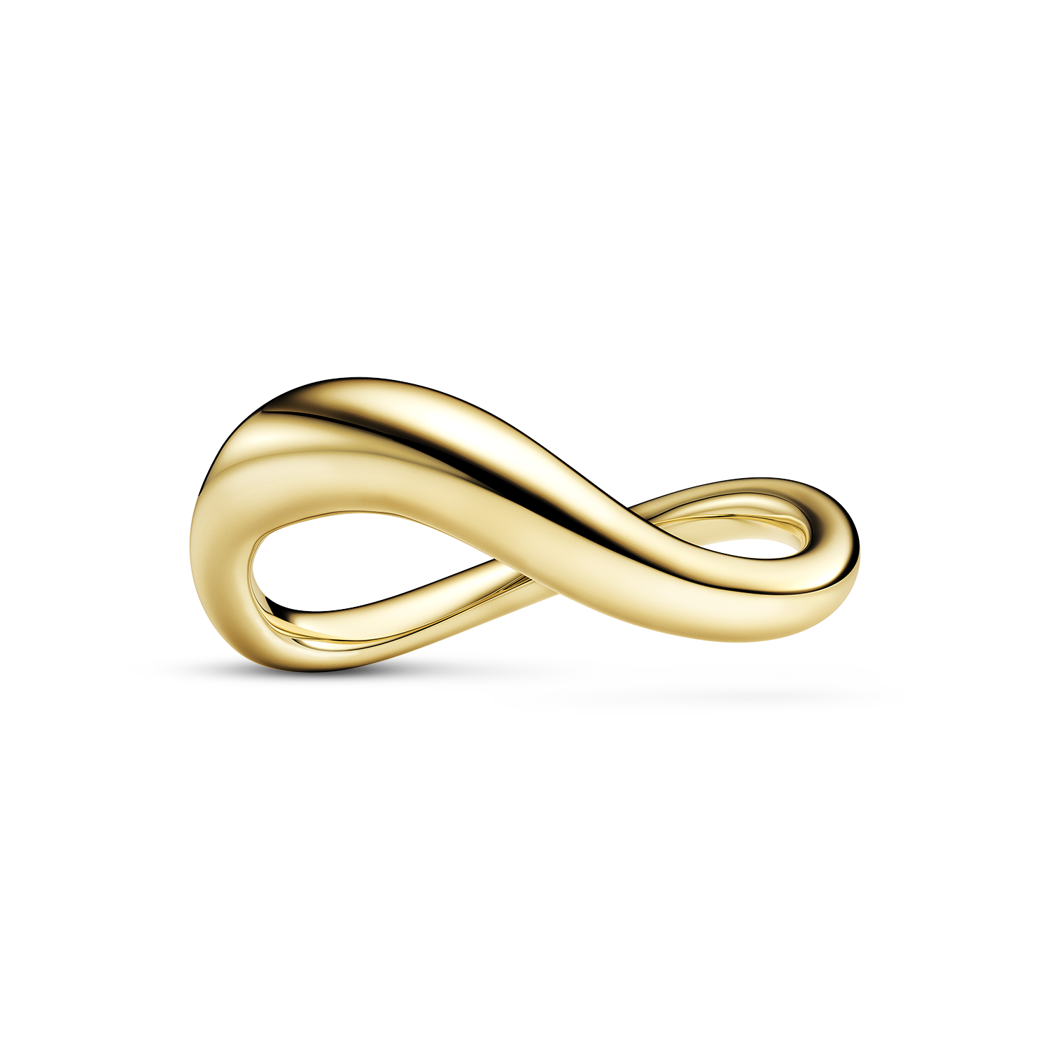 Infinito ring forgyldt sølv