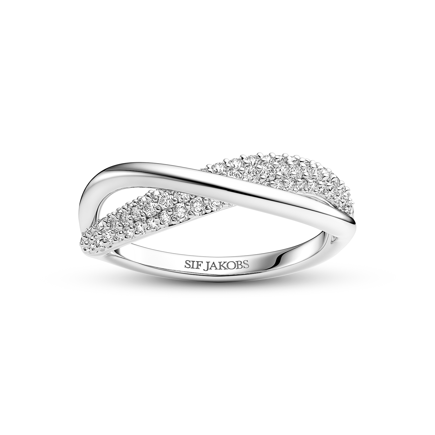 Infinito Due sølv ring