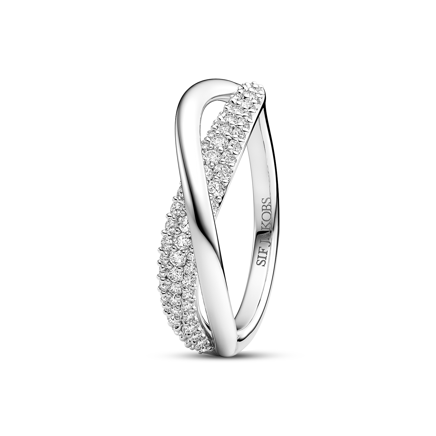 Infinito Due sølv ring