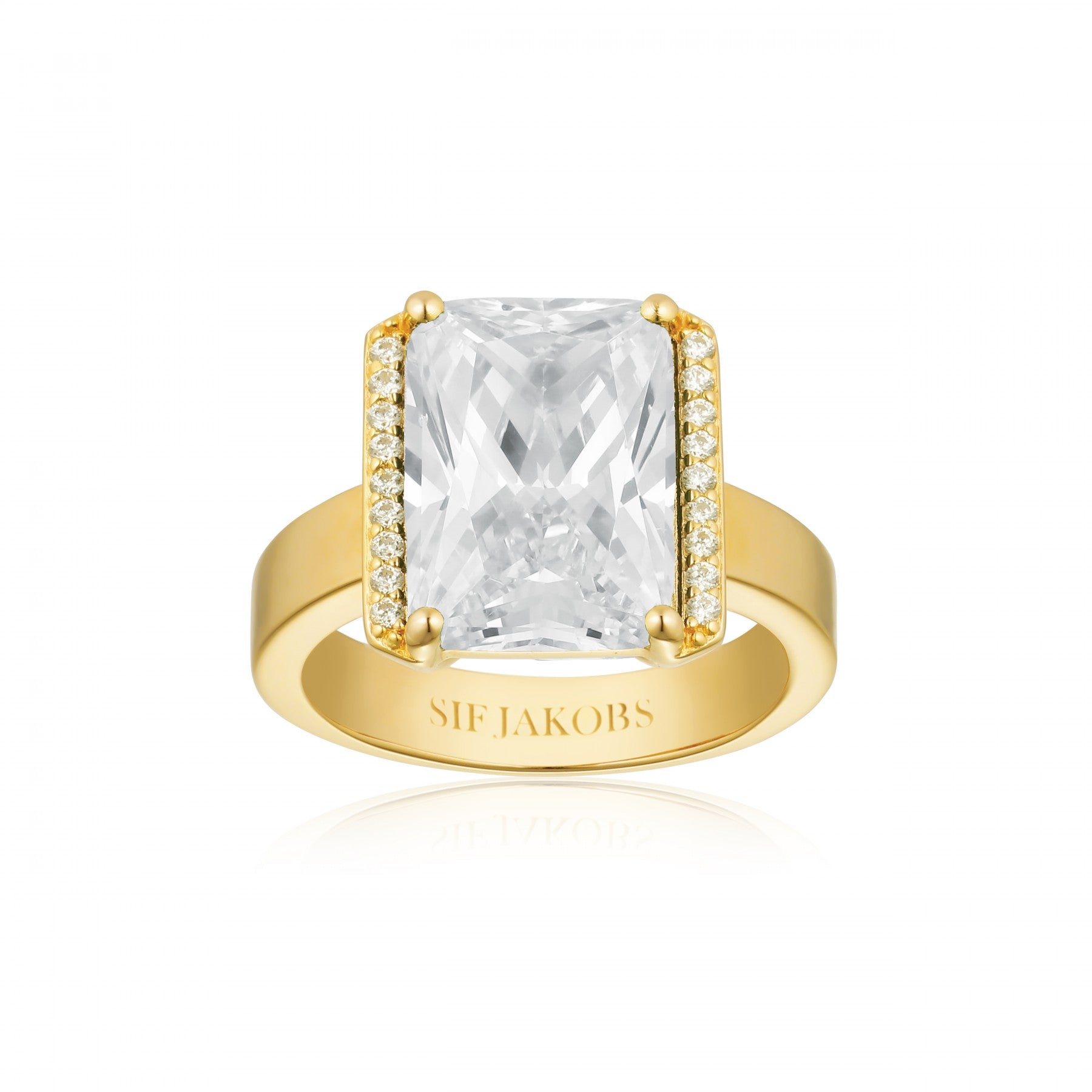 Sølvforgyldt ring Roccanova Altro Grande