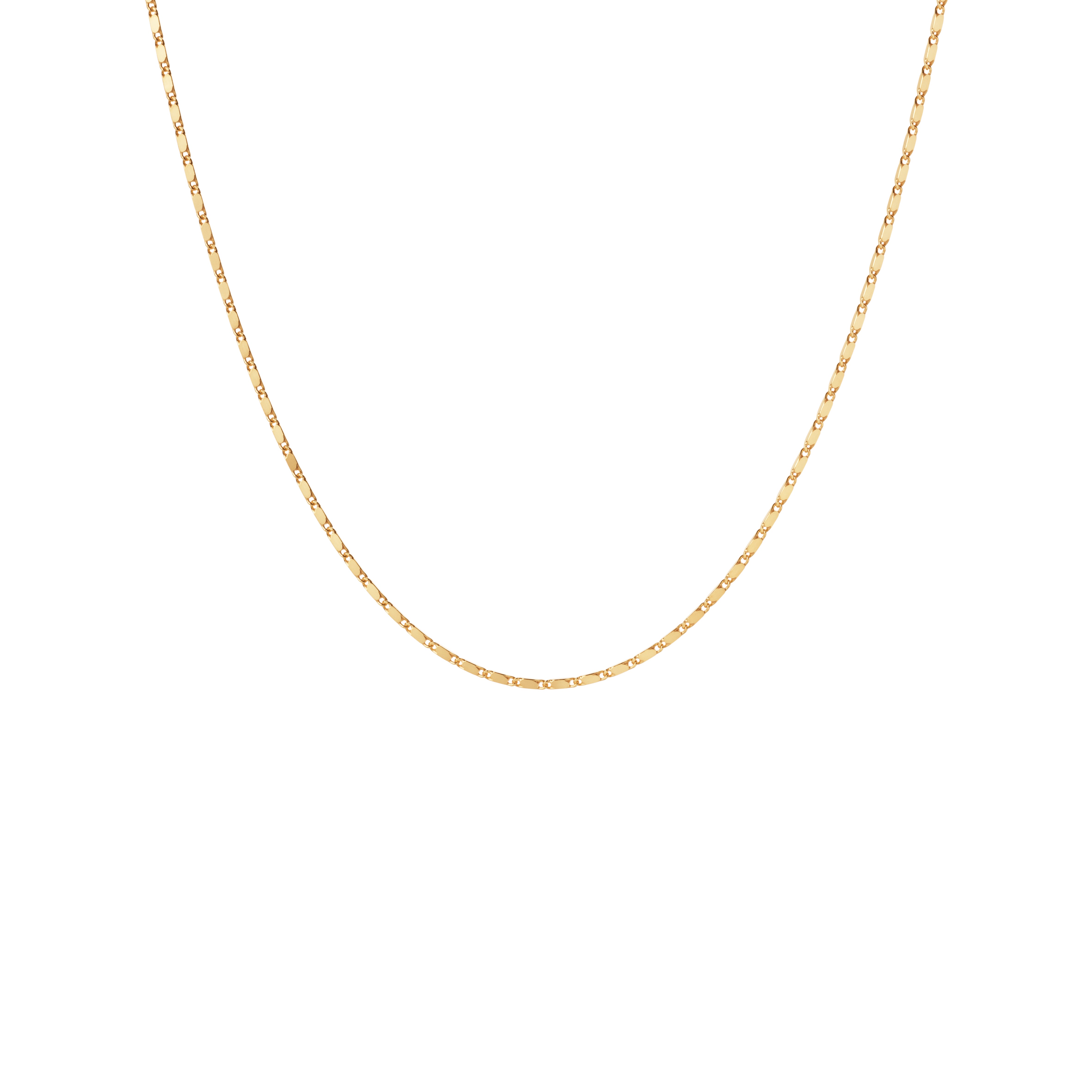 Small Essentia forgyldt halskæde 42-45 cm