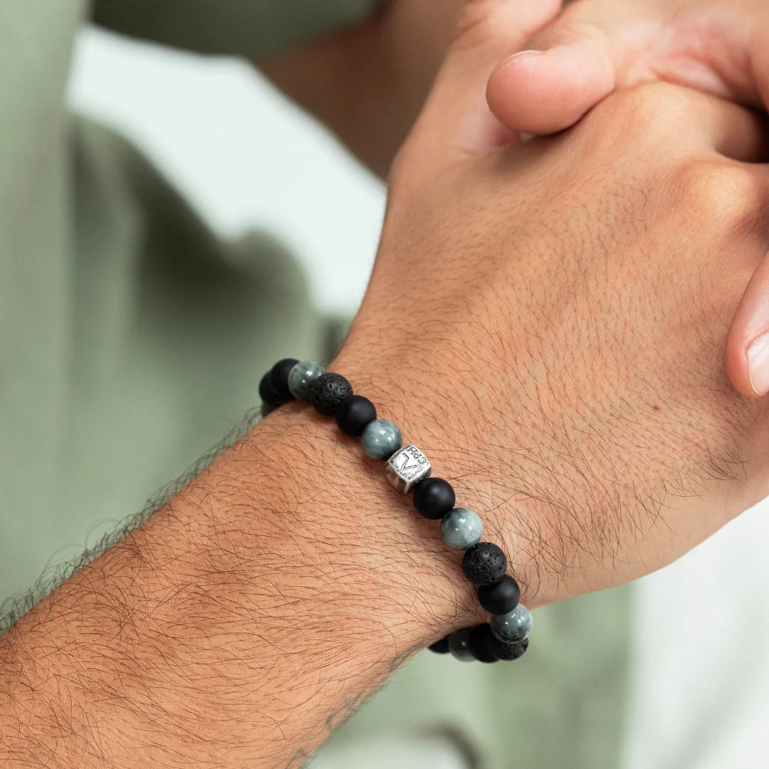 ColorUp Stockholm stenarmbånd 8 mm.